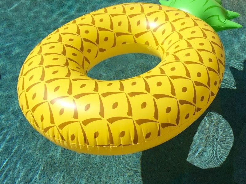 pineapple pool float summer